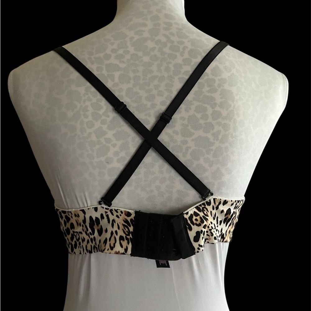 Victoria's Secret Leopard Print BOMBSHELL Strapless/Multi-way Bra - Picture 3 of 4